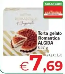 Despar Torta gelato romantica Algida offerta