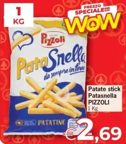 Despar Patate stick Patasnella Pizzoli offerta