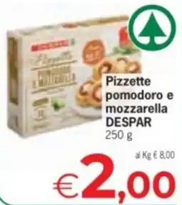 Despar Pizzette pomodoro e mozzarella DESPAR offerta