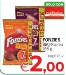 Despar Fonzies BBQ/Paprika offerta