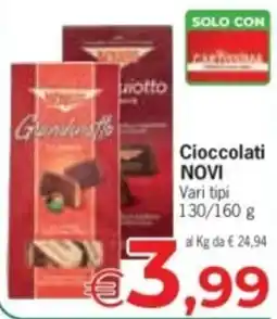 Despar Cioccolati NOVI offerta