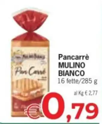 Pancarrè Mulino Bianco