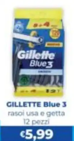 La Saponeria Gillette Blue 3 rasoi usa e getta offerta