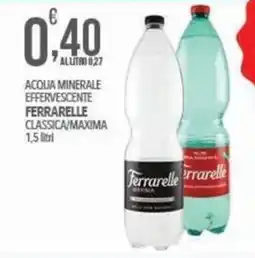 Iper Romagnolo Acqua minerale effervescente Ferrarelle classica/maxima offerta