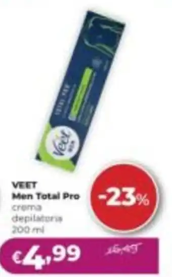 VEET Men Total Pro crema depilatoria