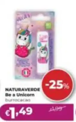 La Saponeria Naturaverde Be a Unicorn burrocacao offerta