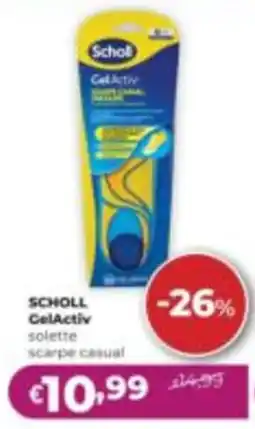 La Saponeria Scholl GelActiv solette scarpe casual offerta