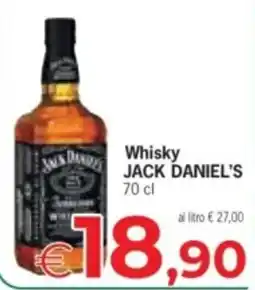 Despar Whisky JACK DANIEL'S offerta