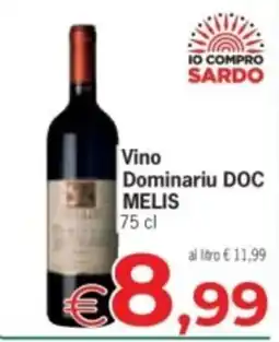 Despar Vino Dominariu DOC Melis offerta