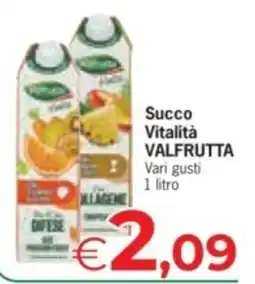 Despar Succo Vitalità VALFRUTTA offerta