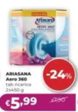 La Saponeria Ariasana Aero 360 tab ricarica offerta