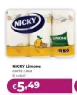 La Saponeria Nicky Limone carta casa offerta