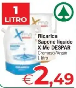 Despar Ricarica Sapone liquido X Me DESPAR offerta
