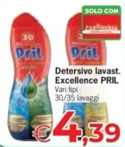 Despar Detersivo lavast. Excellence PRIL offerta