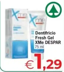 Despar Dentifricio Fresh Gel XMe DESPAR offerta