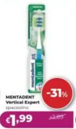 La Saponeria Mentadent Vertical Expert spazzolino offerta