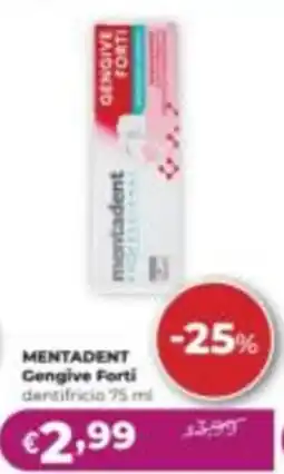 La Saponeria Mentadent Gengive Forti offerta