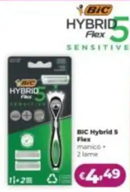 La Saponeria BIC Hybrid 5 Flex Sensitive offerta
