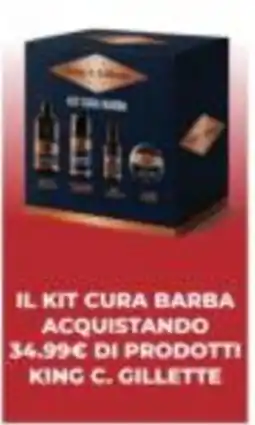 La Saponeria Kit cura barba King C. Gillette offerta