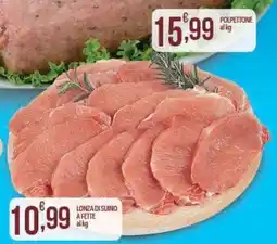 Iper Romagnolo Lonza di suino a fette offerta