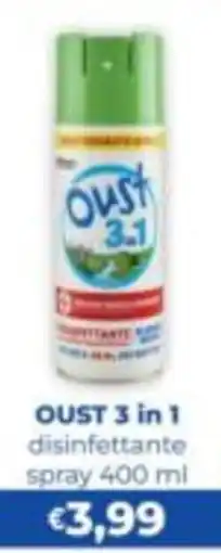 La Saponeria Oust 3 in 1 disinettante offerta