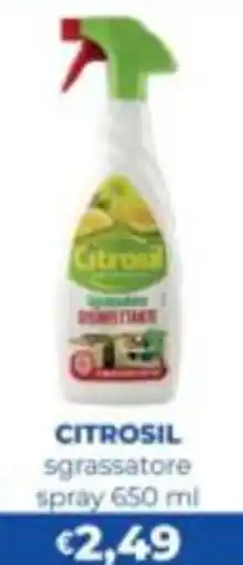 La Saponeria Citrosil sgrassatore offerta