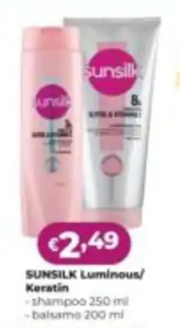 La Saponeria Sunsilk Luminous/Keratin offerta