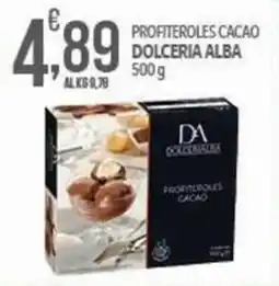 Iper Romagnolo Profiteroles cacao Dolceria Alba offerta