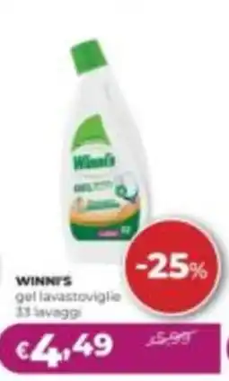 La Saponeria Winn's gel lavastoviglie offerta