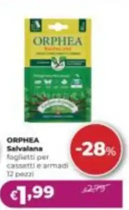 La Saponeria Orphea Salviana foglietti per cassetti e armadi offerta