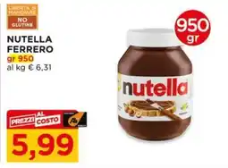 Alì Supermercati Nutella Ferrero offerta