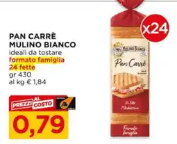 Alì Supermercati Pan Carrè Mulino Bianco offerta