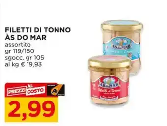 Filetti di tonno Às do Mar