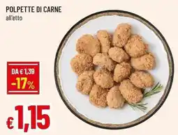 Famila Superstore Polpette di carne all'etto offerta
