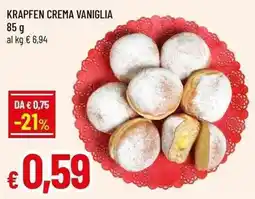 Famila Superstore Krapfen crema vaniglia offerta