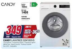 Trony Candy lavatrice gd410g9-s offerta