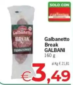 Despar Galbanetto Break Galbani offerta