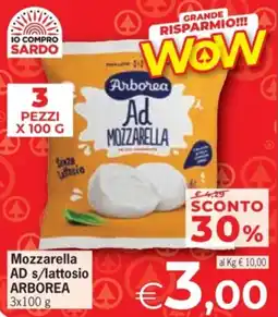 Despar Mozzarella AD s/lattosio ARBOREA offerta