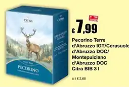 Sì con te Supermercati Pecorino Citra offerta