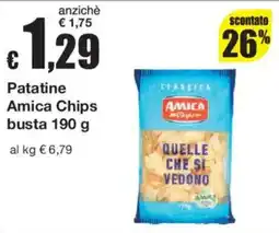 Sì con te Patatine Amica Chips offerta