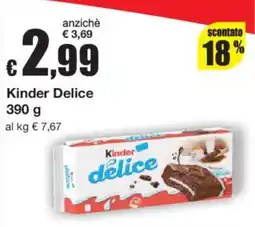 Sì con te Kinder Delice offerta