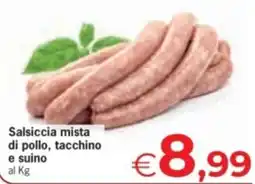 Despar Salsiccia mista di pollo, tacchino e suino offerta