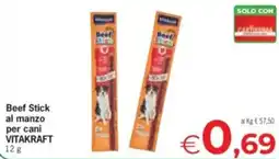 Despar Beef Stick al manzo per cani VITAKRAFT offerta