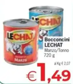 Despar Bocconcini LECHAT Manzo/Tonno offerta