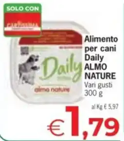 Despar Alimento per cani Daily ALMO NATURE offerta