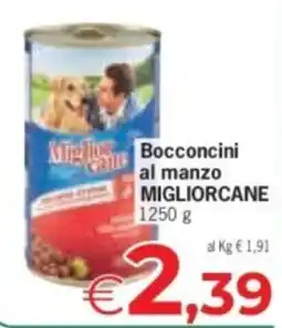 Despar Bocconcini al manzo MIGLIORCANE offerta