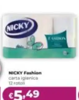 La Saponeria Nicky fashion carta igienica offerta