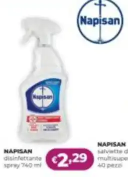 La Saponeria Napisan disinfettante spray offerta