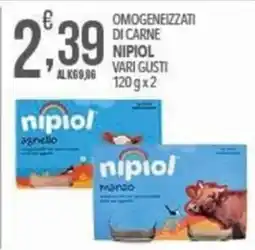 Iper Romagnolo Nipiol omogeneizzati di carne vari gusti offerta