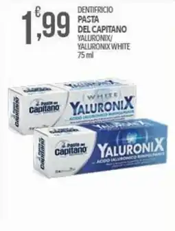 Iper Romagnolo Dentifricio pasta del capitano Yaluronix/yaluronix white offerta